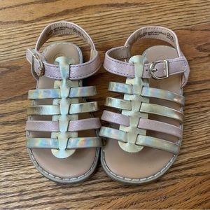 Cat and jack metallic sandals